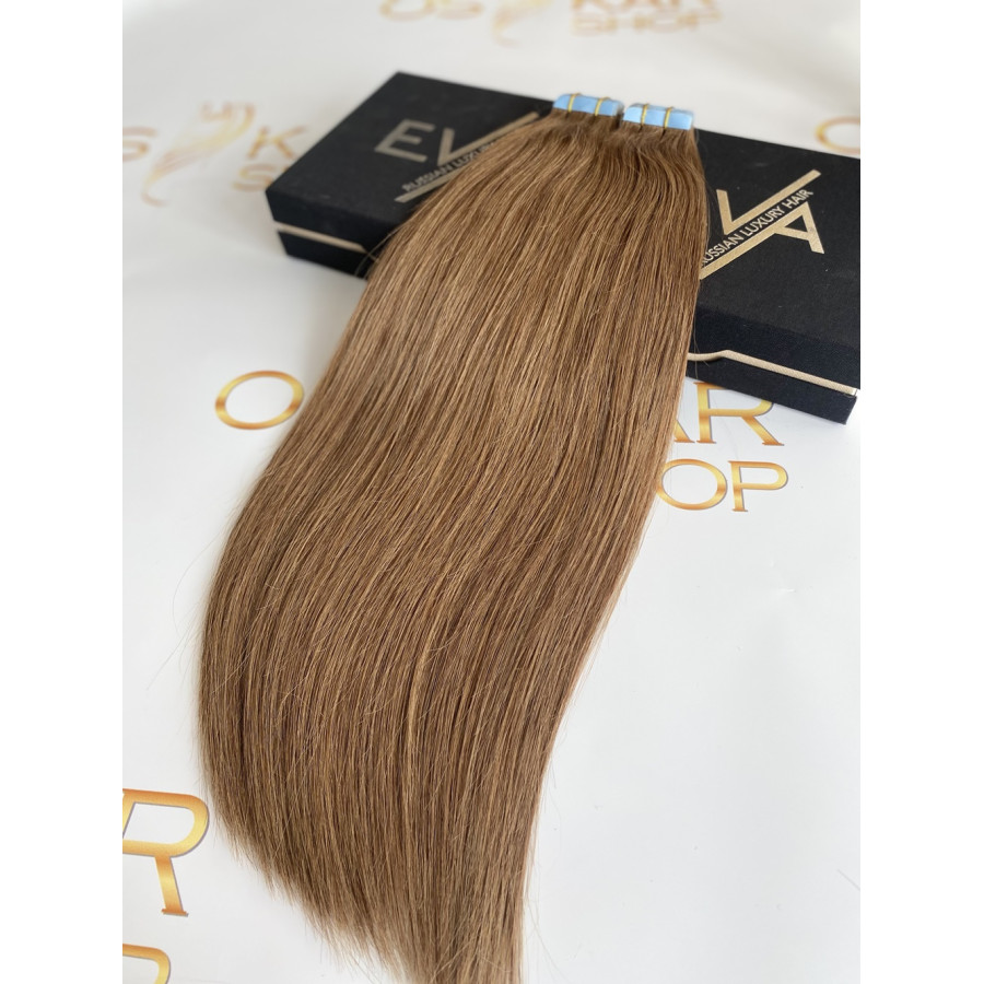 Extensii Tape-in Russian Hair Blond Inchis #8 Extensii Tape-in Russian Hair Blond Inchis #8